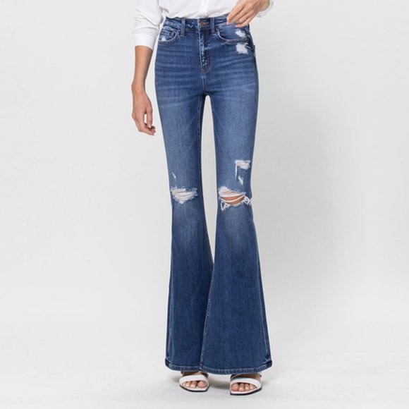 *NEW* Flying Monkey High-Rise Super Flare Jeans - Picture 3 of 10